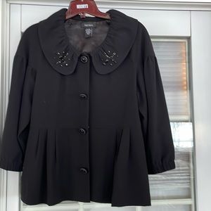 Karen Kane Cintage Look Coat With Peter Pan Collar. Size Xl. Preowned